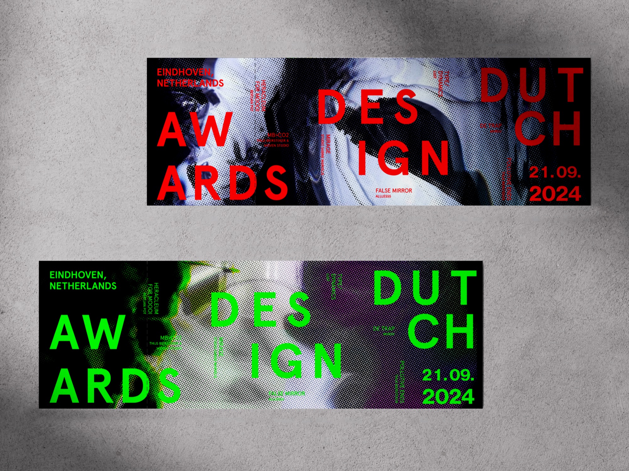 Dutch Design Awards ticket mockup